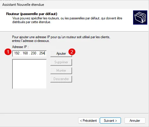 ایجاد Scope روی سرور DHCP