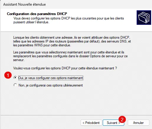 ایجاد Scope روی سرور DHCP