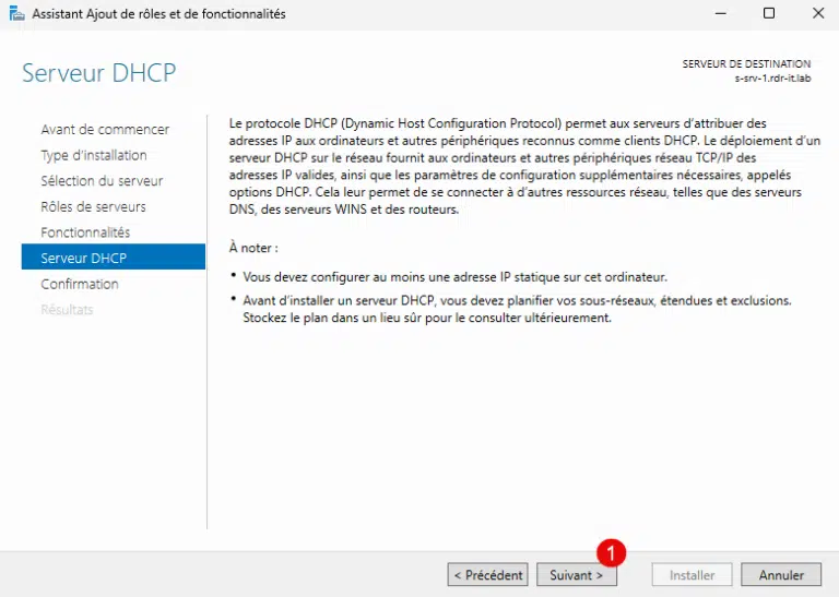راه اندازی DHCP در ویندوز سرور