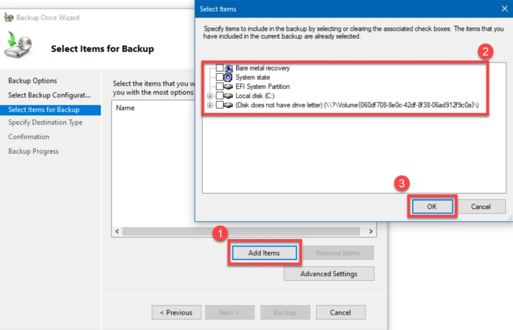 بکاپ گیری از ویندوز سرور با Windows Server Backup