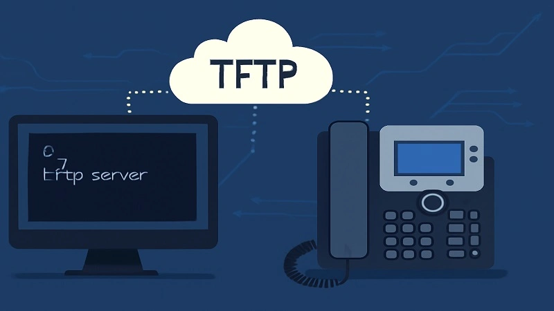آموزش راه اندازی TFTP سرور برای تلفن های ویپ سیسکو