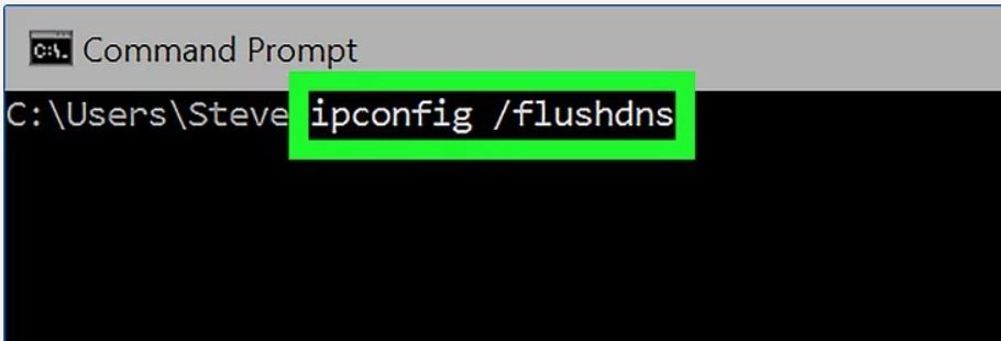 رفع خطای Limited Access با پاکسازی کش DNS