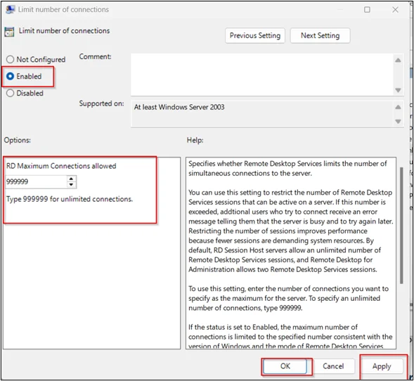 افزایش تعداد کاربران ریموت دسکتاپ با تغییر تنظیمات Group Policy