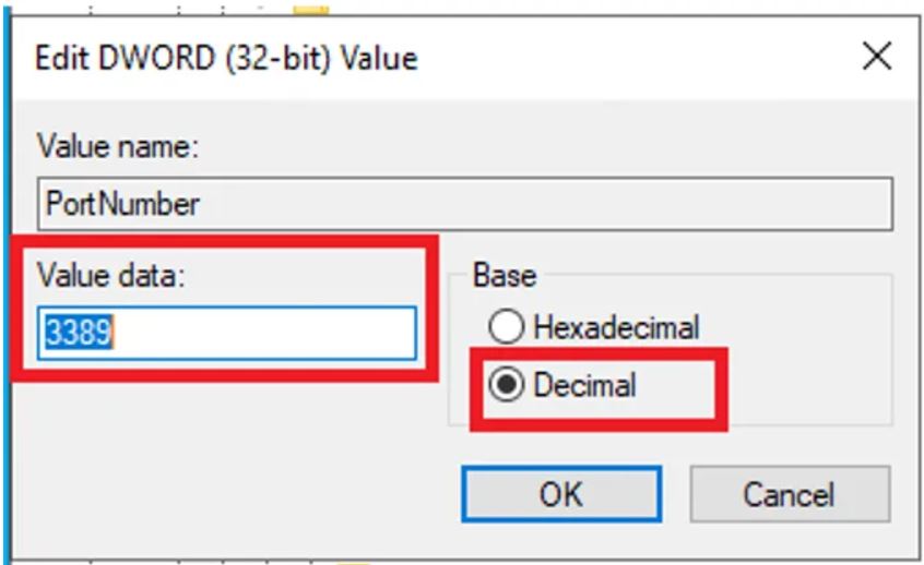 مراحل تغییر پورت Remote Desktop در ویندوز