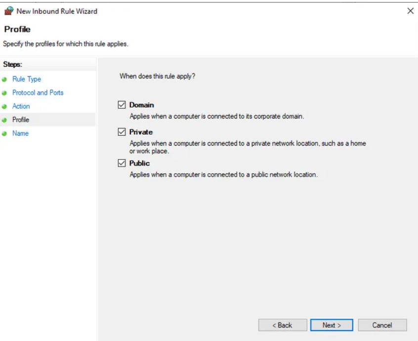ایجاد Rule جدید در Windows Firewall