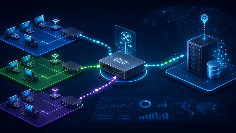 راهاندازی DHCP Relay برای تخصیص IP در شبکههای سیسکو
