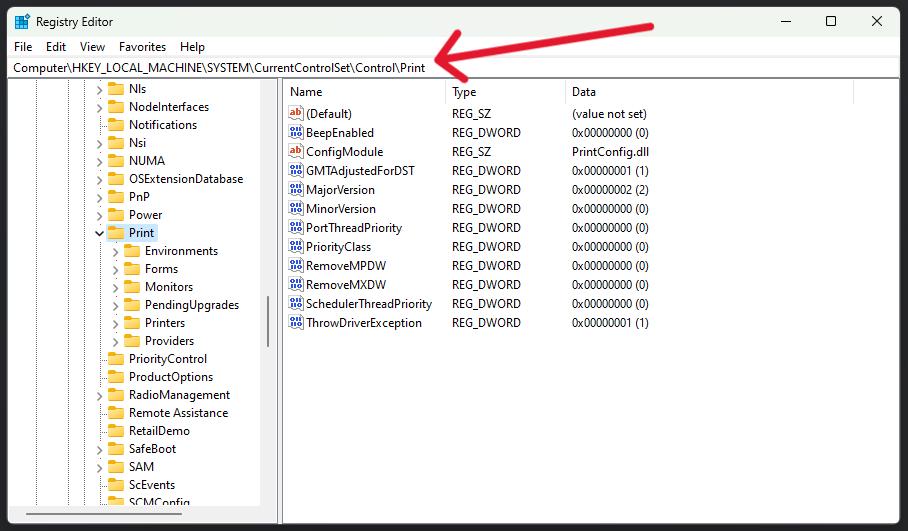 حل مشکل نصب پرینتر اشتراکی در شبکه error 0x0000011b