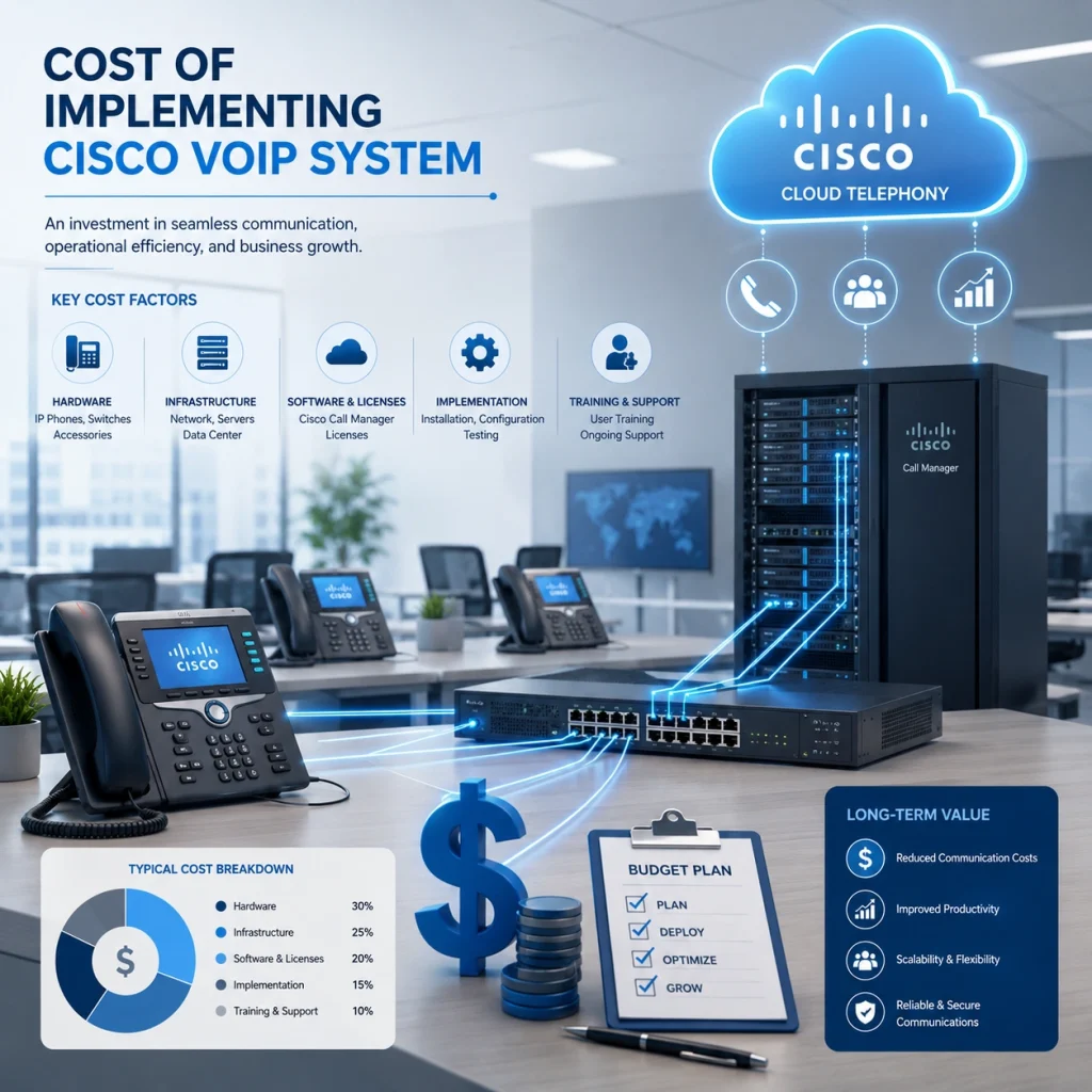 هزینه پیادهسازی VoIP سیسکو چقدر است؟