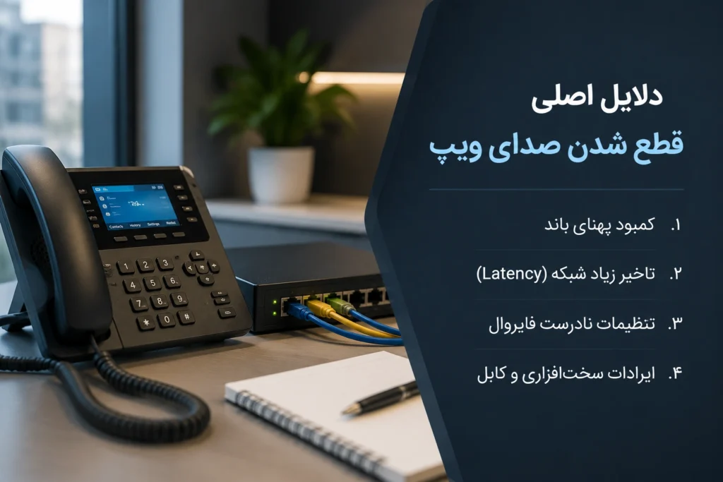 مهمترین دلایل قطع شدن صدا در ویپ
