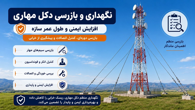 نگهداری و بازرسی دکل مهاری بر اساس استانداردهای مهندسی