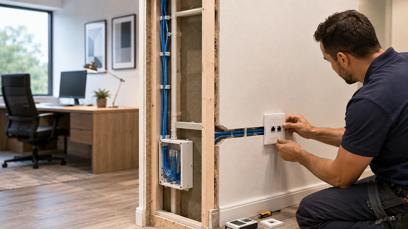 مزایا و معایب کابل کشی شبکه توکار